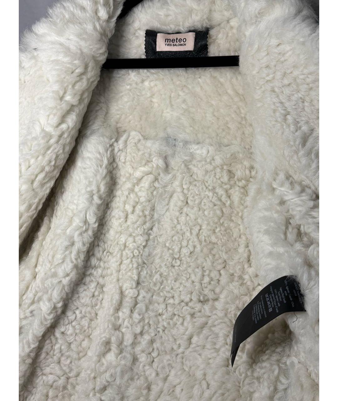 METEO YVES SALOMON Черная кожаная дубленка, фото 5