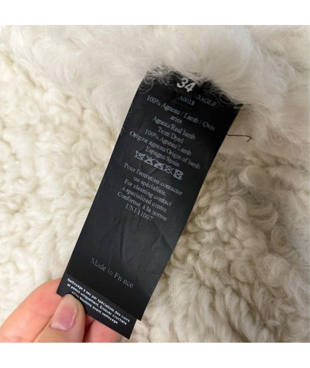 METEO YVES SALOMON Черная кожаная дубленка, фото 4