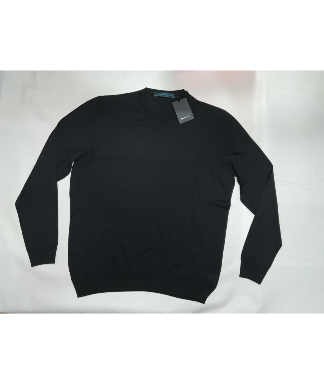 KITON Черный шерстяной джемпер / свитер, фото 6