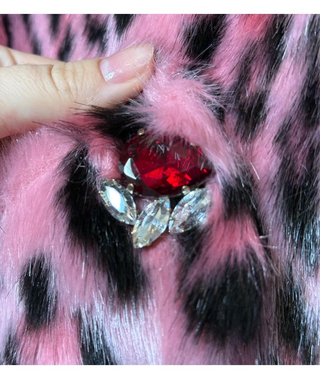 PINKO Фуксия шуба, фото 7