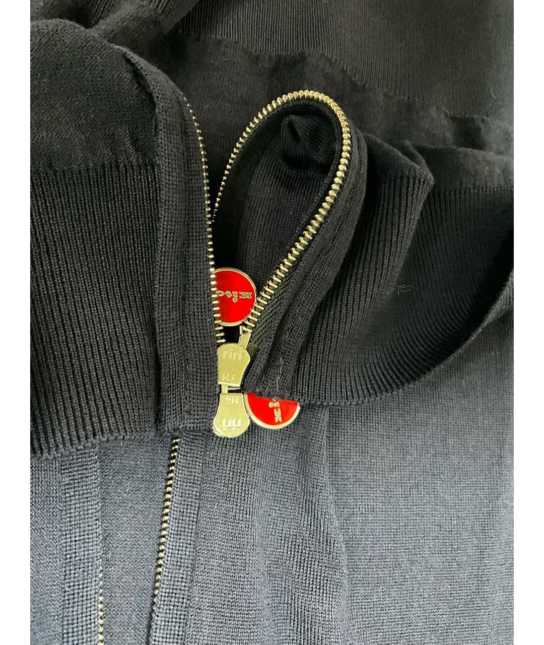 KITON Синий шерстяной кардиган, фото 3