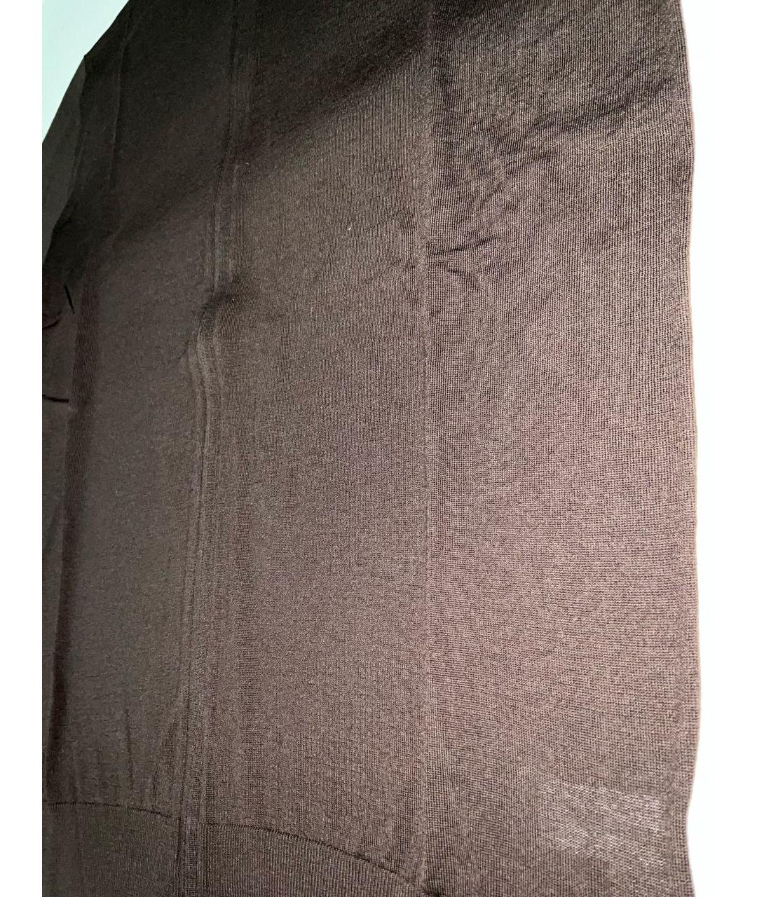 KITON Коричневый шерстяной кардиган, фото 3