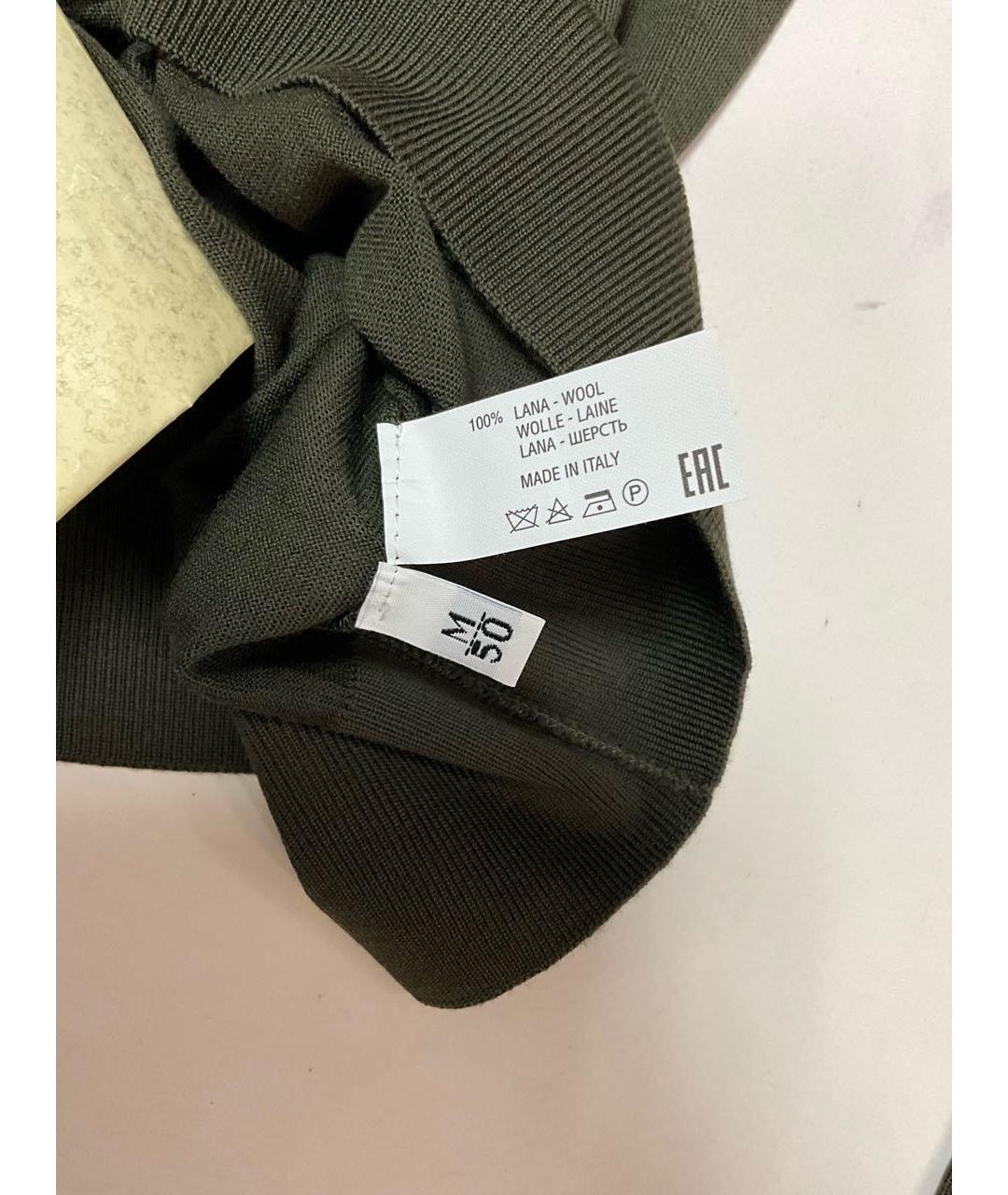 KITON Хаки шерстяная водолазка, фото 5