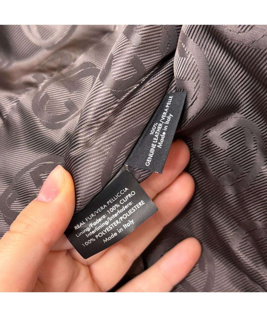 GUCCI Коричневая кожаная куртка, фото 7