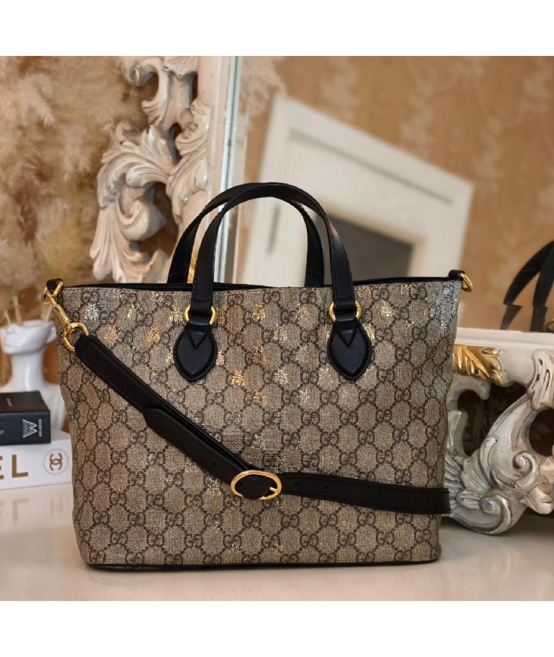 GUCCI Мульти кожаная сумка с короткими ручками, фото 2