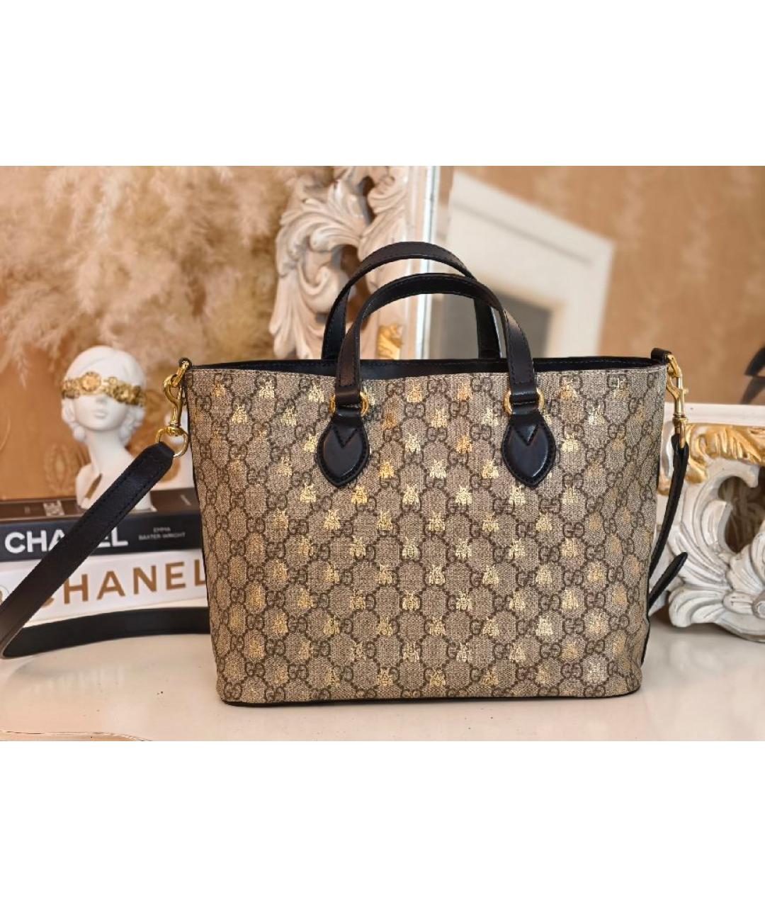 GUCCI Мульти кожаная сумка с короткими ручками, фото 3