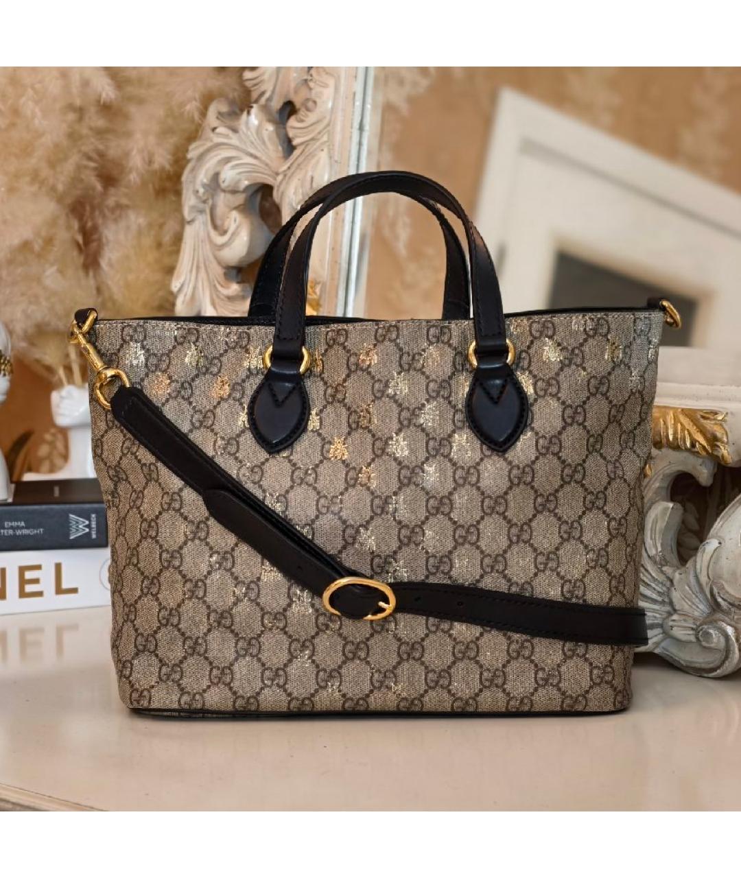 GUCCI Мульти кожаная сумка с короткими ручками, фото 10