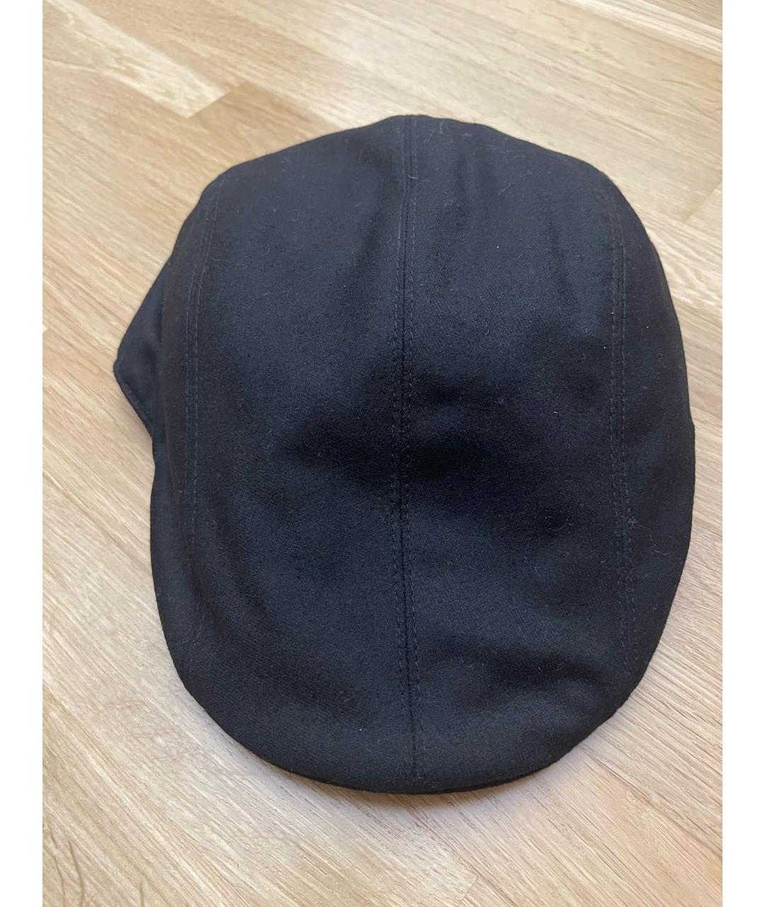 BRIONI Черная шерстяная кепка/бейсболка, фото 7