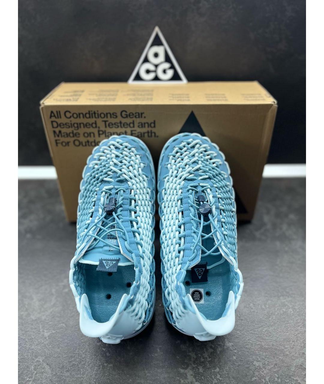 NIKE ACG Голубые низкие кроссовки / кеды, фото 3