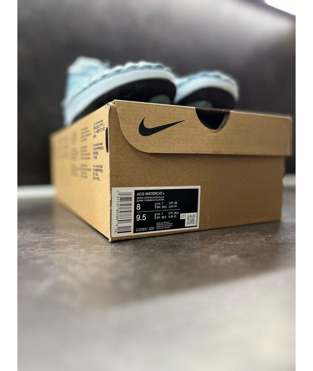 NIKE ACG Голубые низкие кроссовки / кеды, фото 6