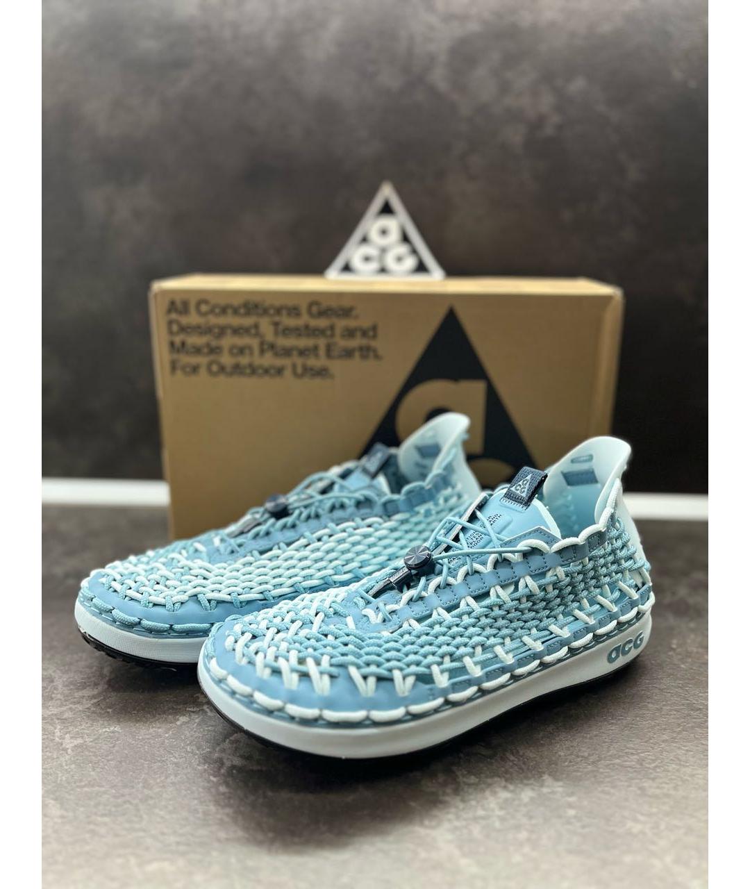 NIKE ACG Голубые низкие кроссовки / кеды, фото 7