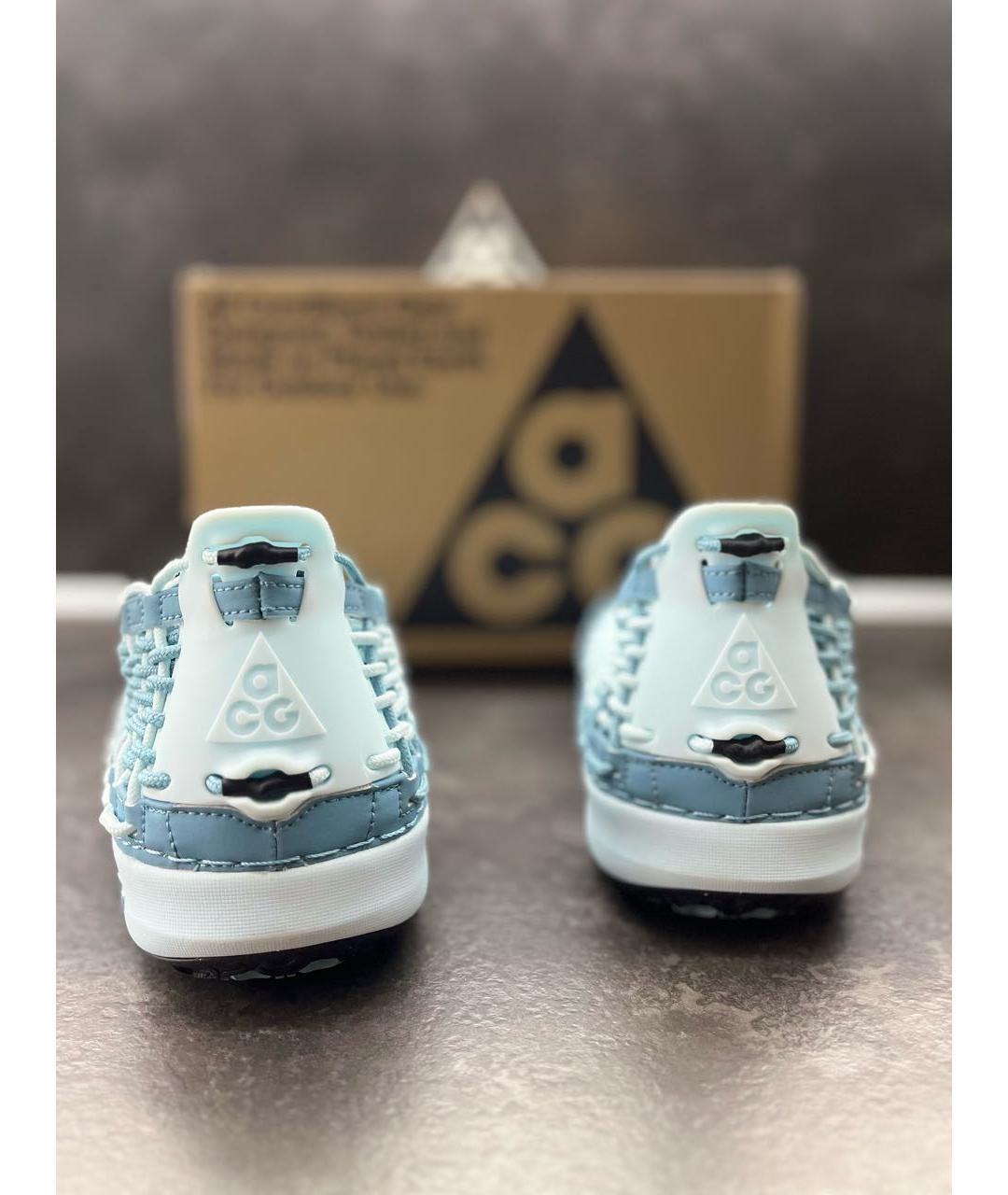 NIKE ACG Голубые низкие кроссовки / кеды, фото 4