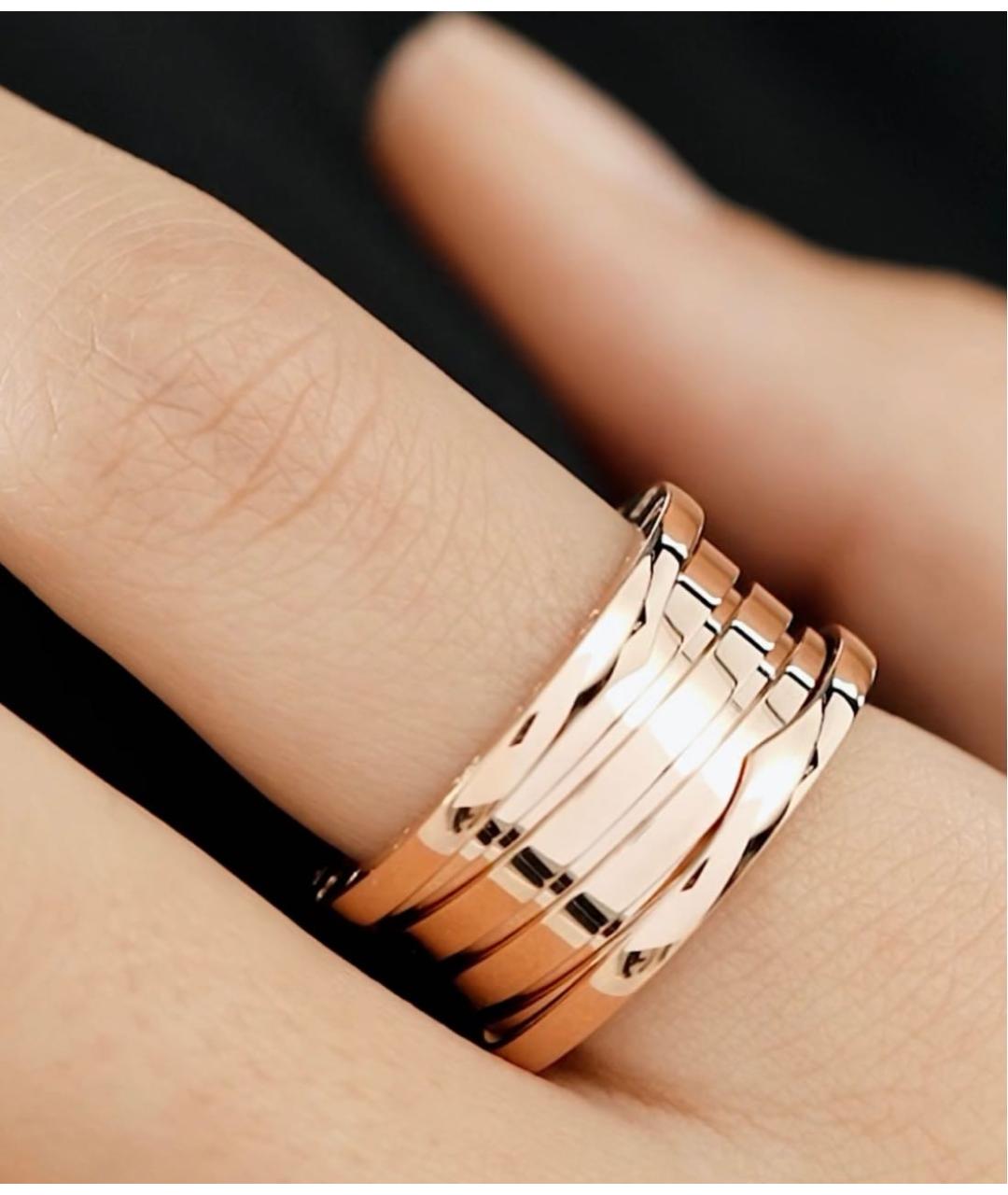 BVLGARI Золотое кольцо из розового золота, фото 6