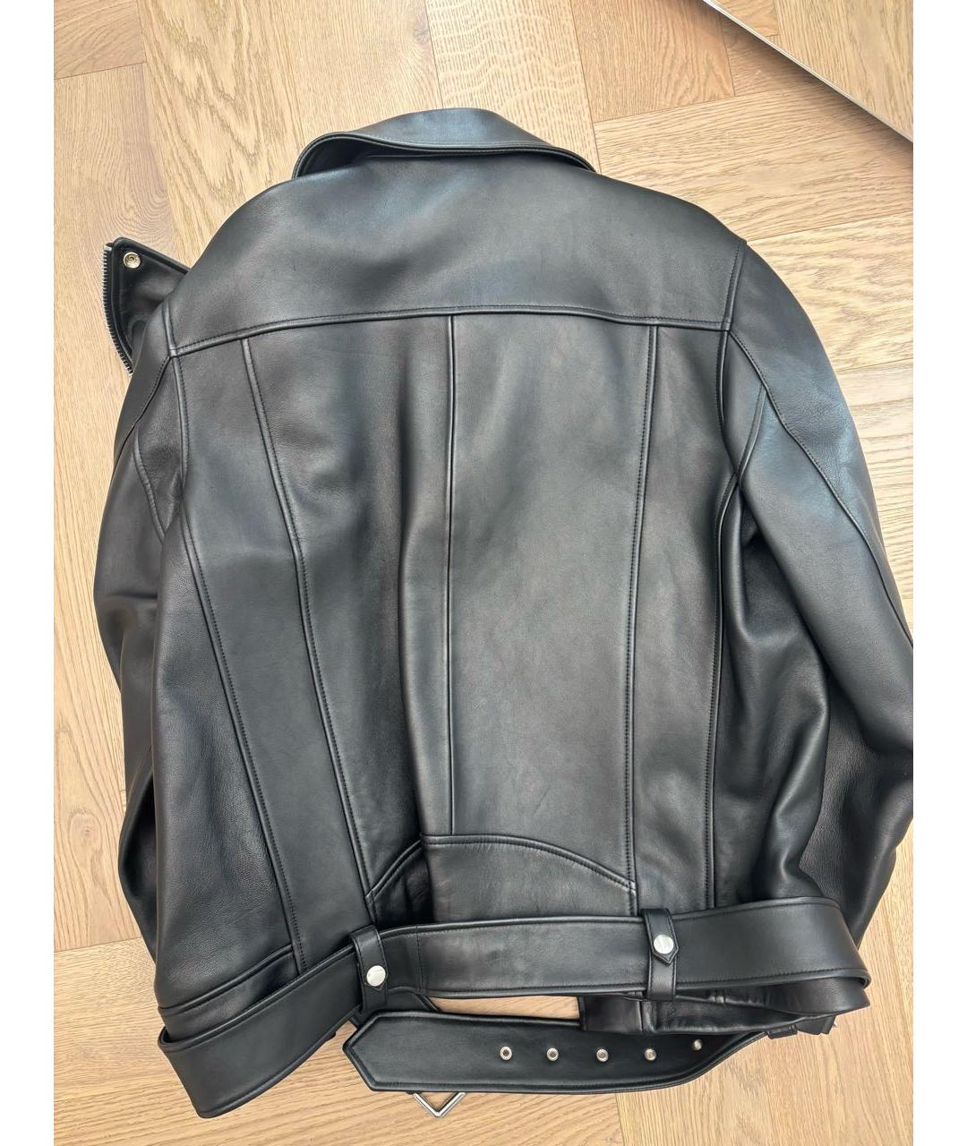 ACNE STUDIOS Черная кожаная куртка, фото 2