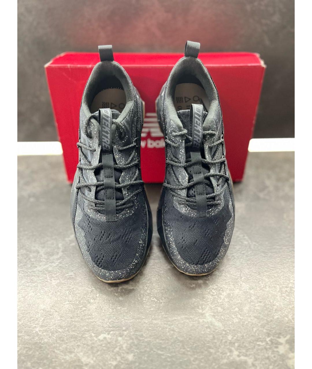 NEW BALANCE Черные синтетические низкие кроссовки / кеды, фото 3