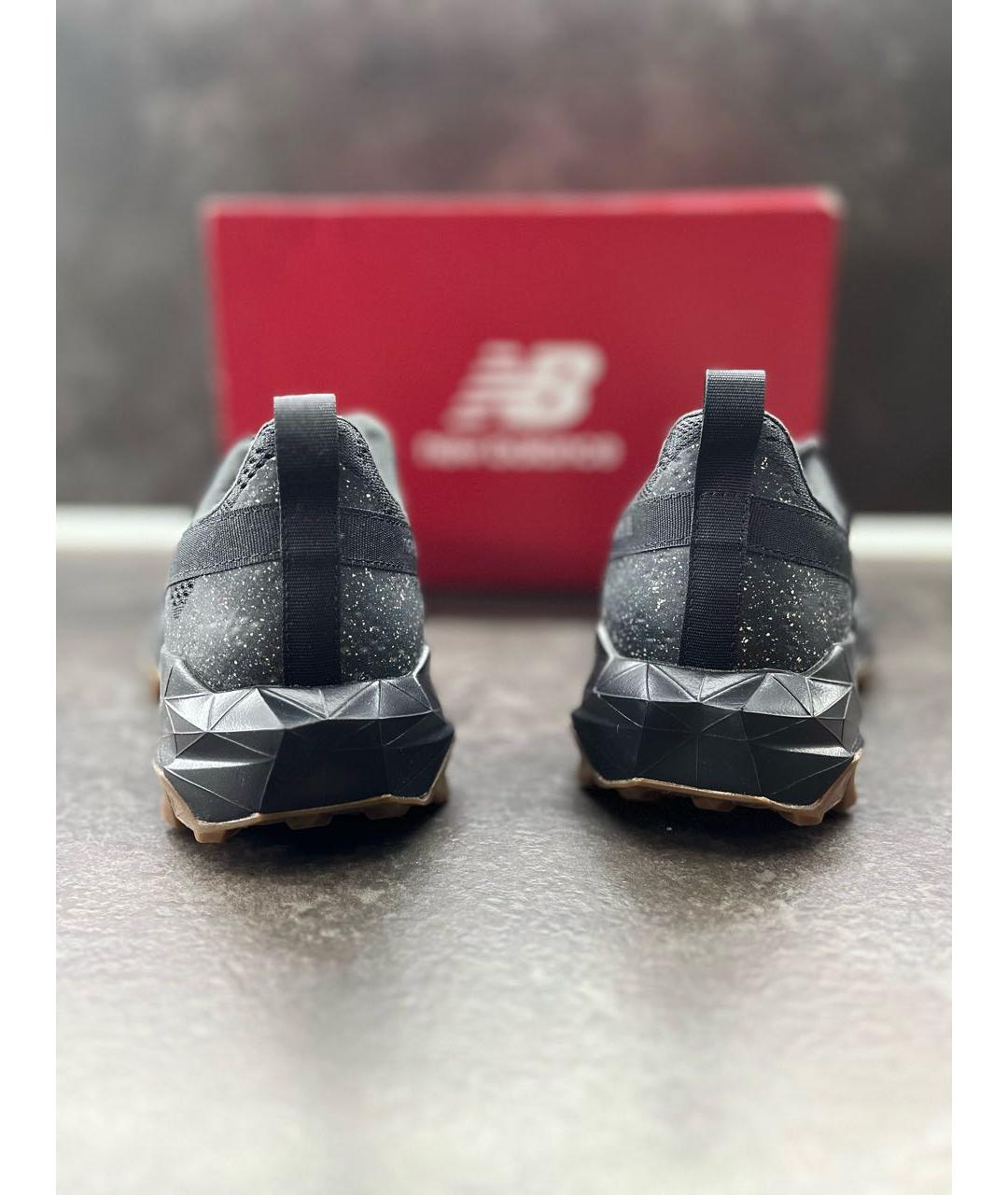 NEW BALANCE Черные синтетические низкие кроссовки / кеды, фото 4