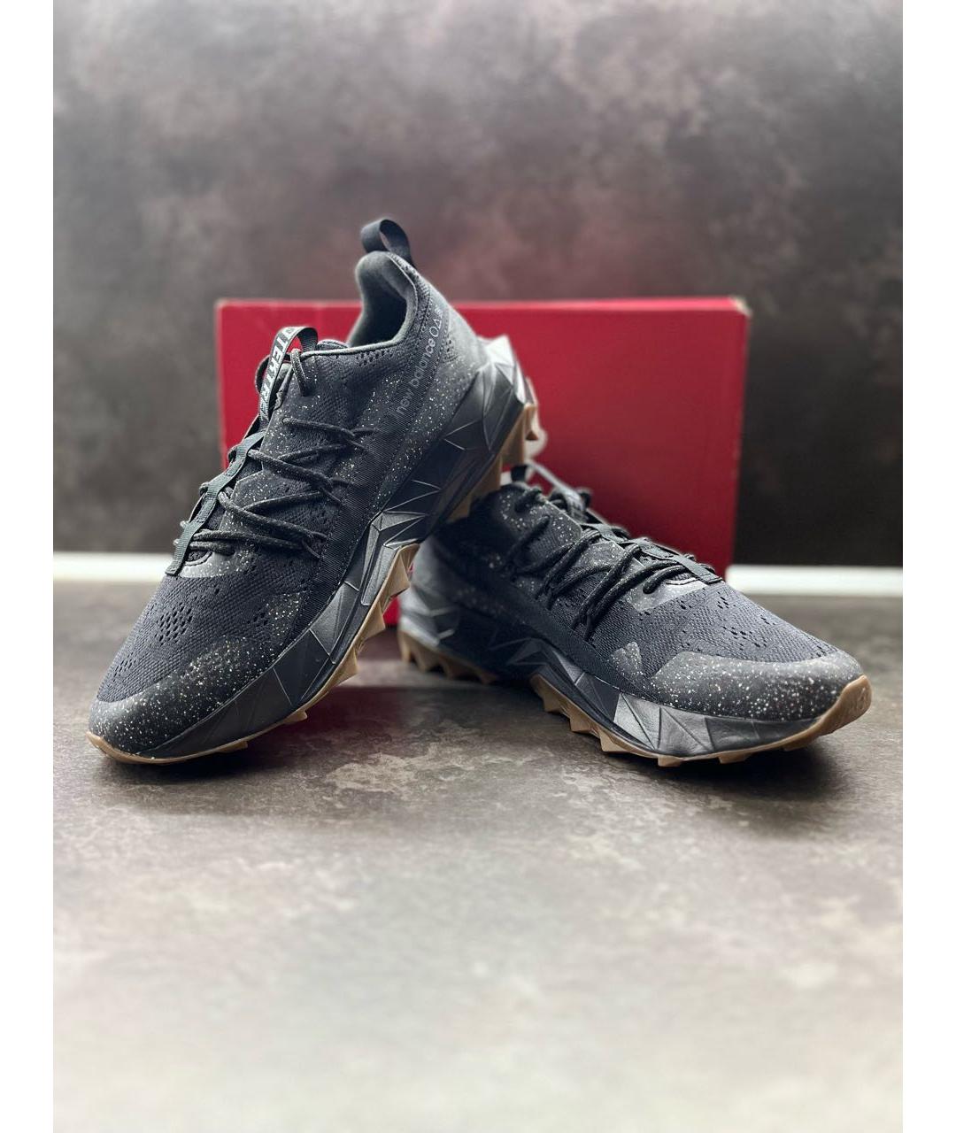 NEW BALANCE Черные синтетические низкие кроссовки / кеды, фото 2