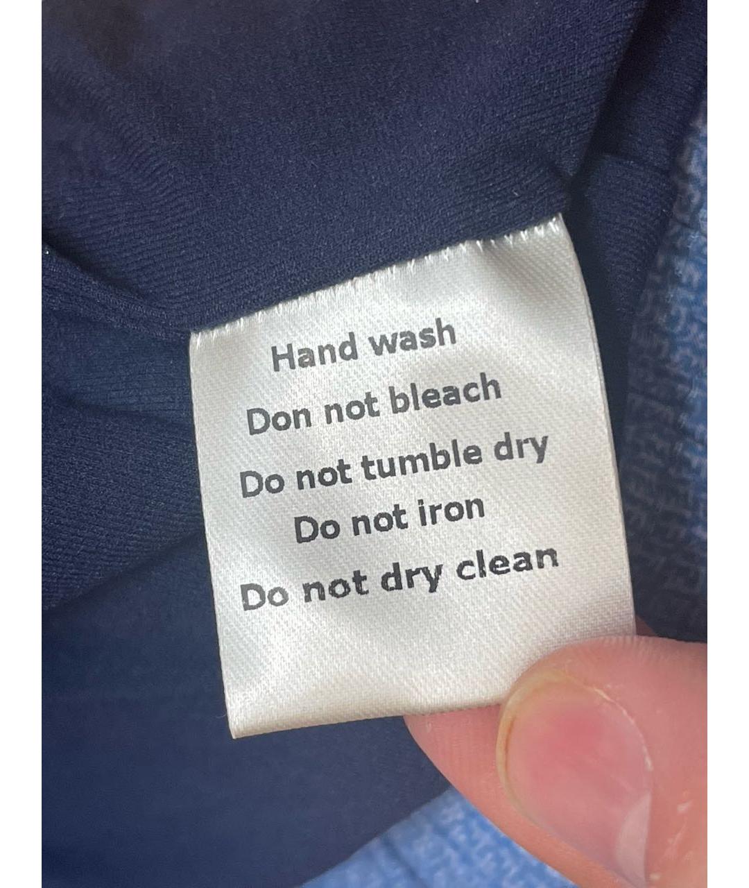 FENDI Синие полиэстеровые плавки, фото 5