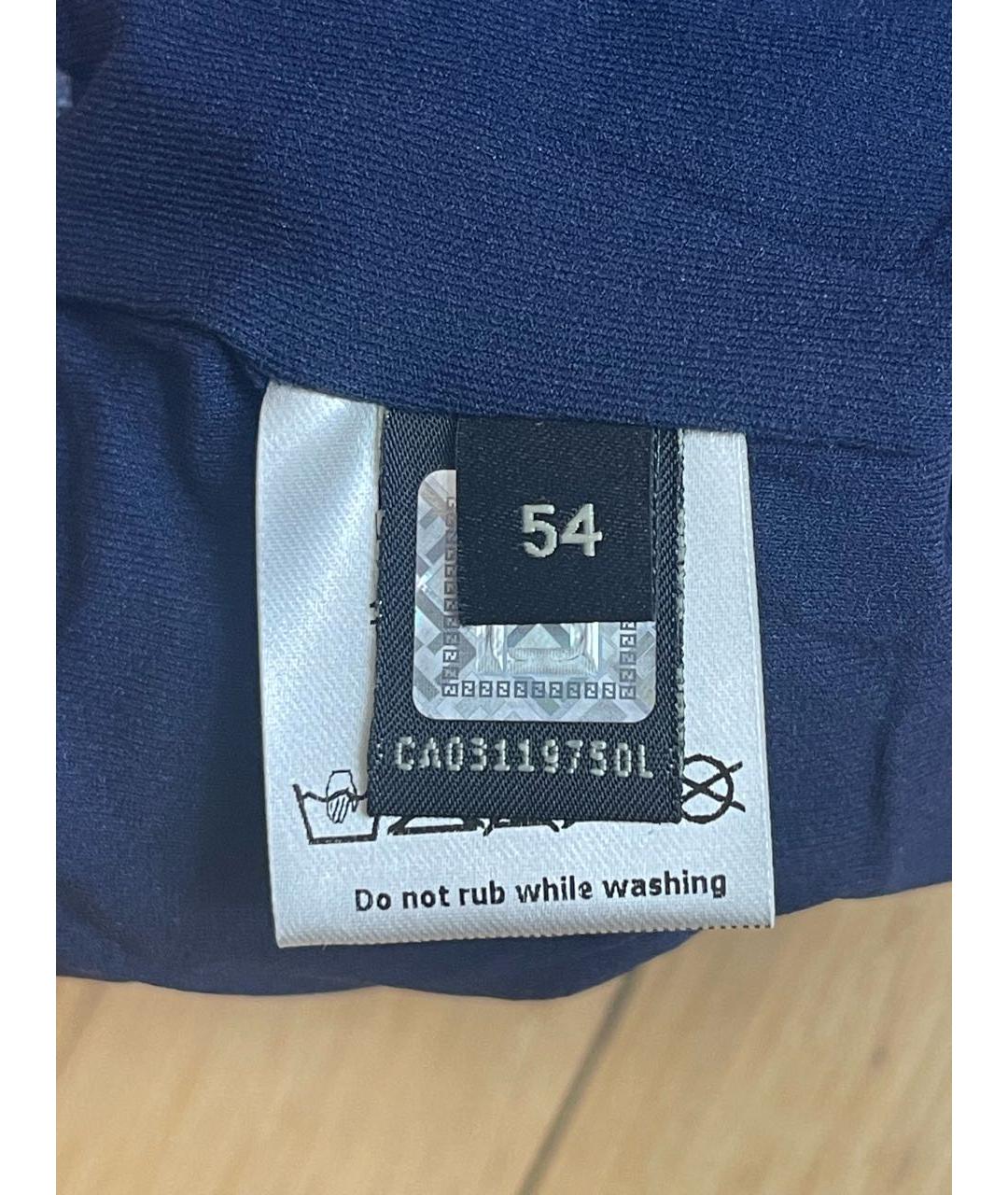 FENDI Синие полиэстеровые плавки, фото 3