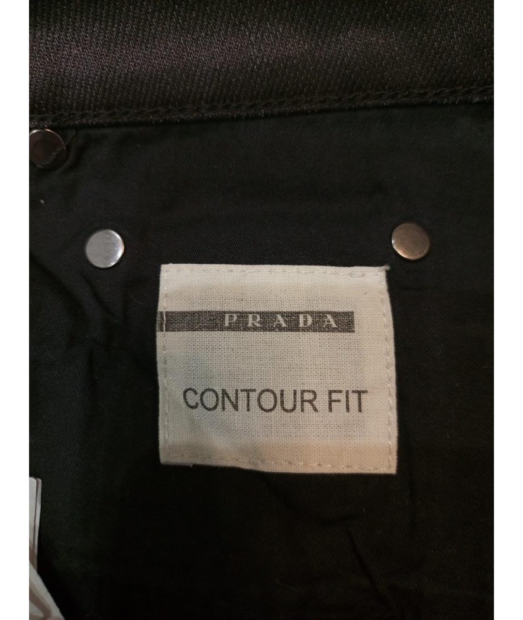 PRADA Черные джинсы слим, фото 3