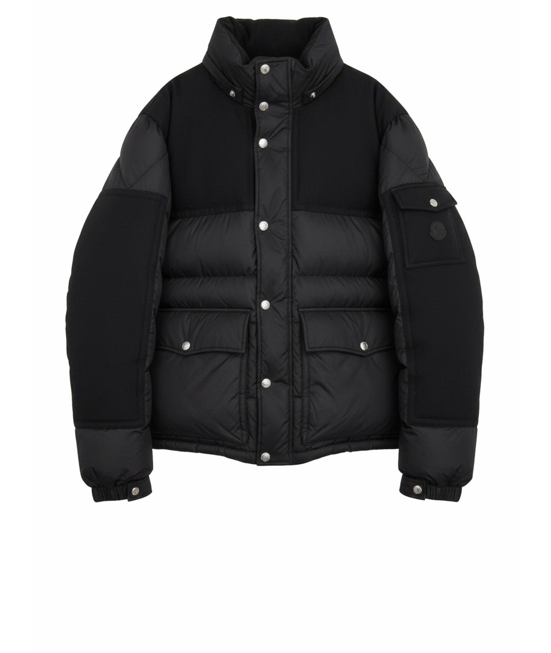 MONCLER Черная кашемировая куртка, фото 1