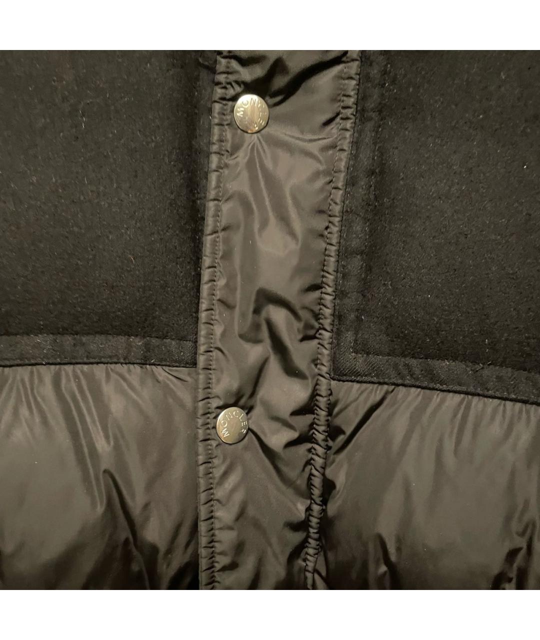 MONCLER Черная кашемировая куртка, фото 5