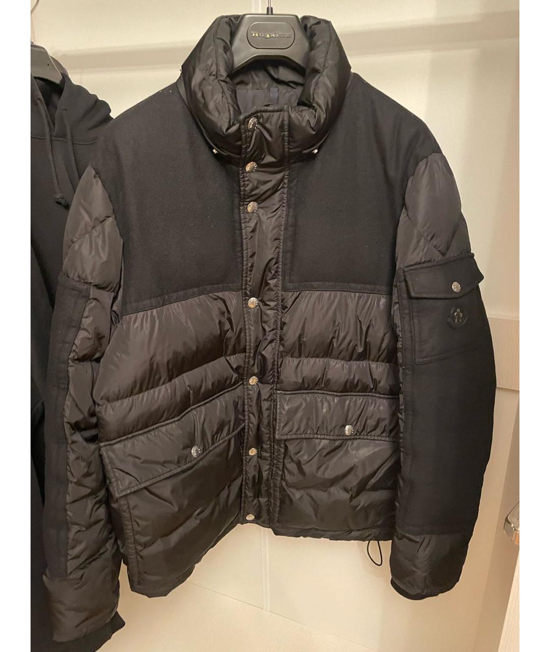 MONCLER Черная кашемировая куртка, фото 2