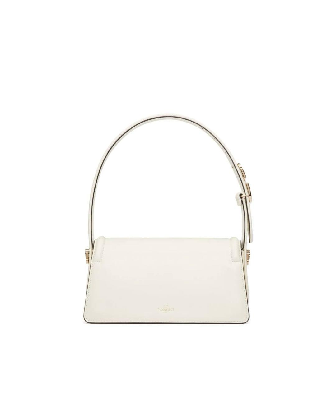VALENTINO Белая кожаная сумка через плечо, фото 2
