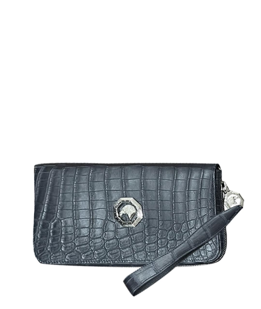 STEFANO RICCI Синий кошелек из экзотической кожи, фото 1