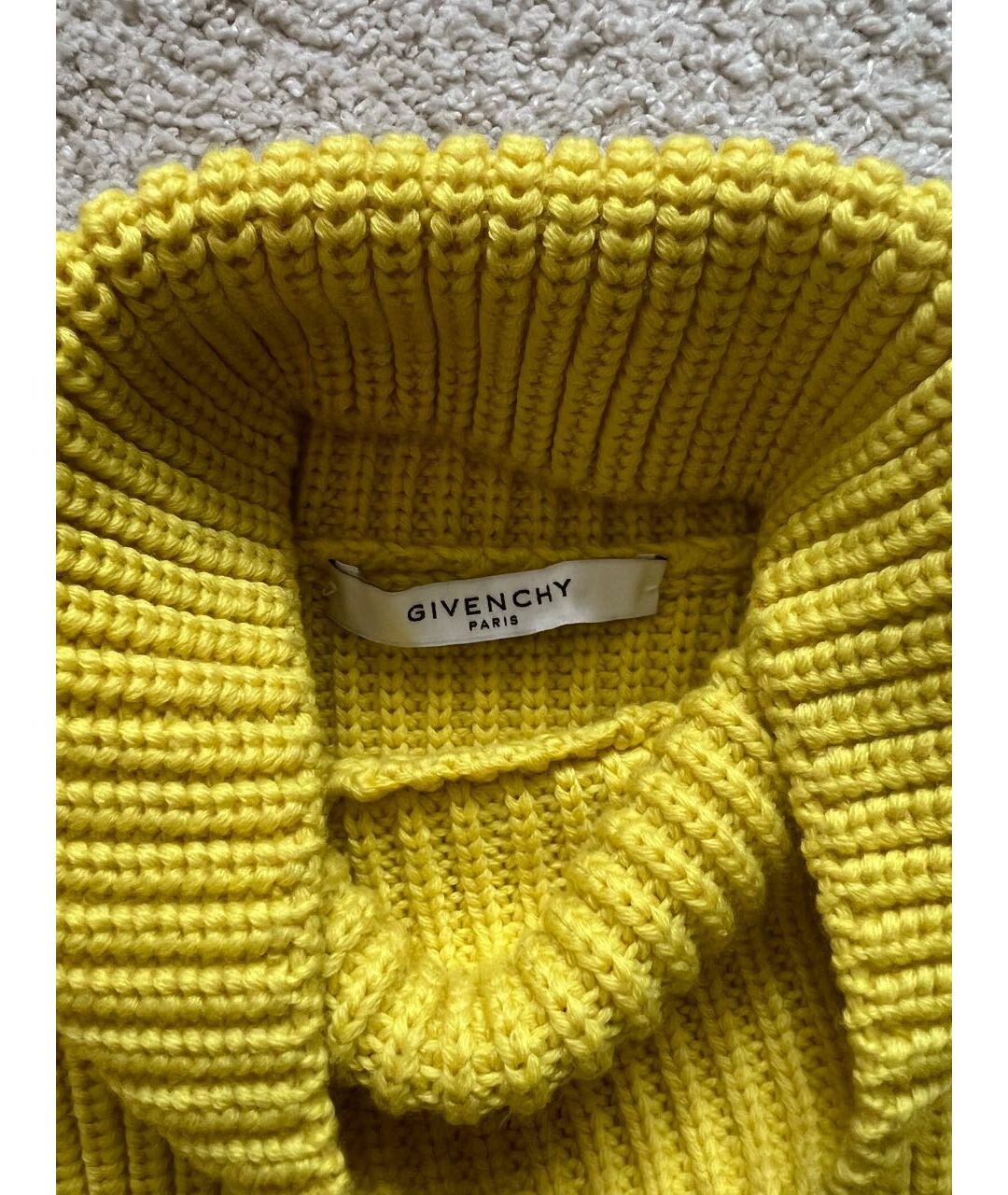 GIVENCHY Желтый шерстяной джемпер / свитер, фото 3