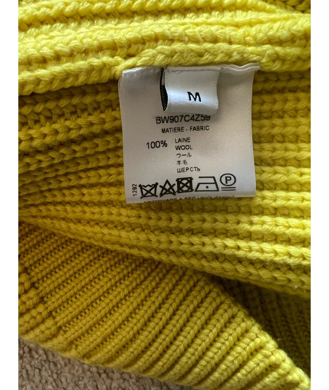 GIVENCHY Желтый шерстяной джемпер / свитер, фото 2