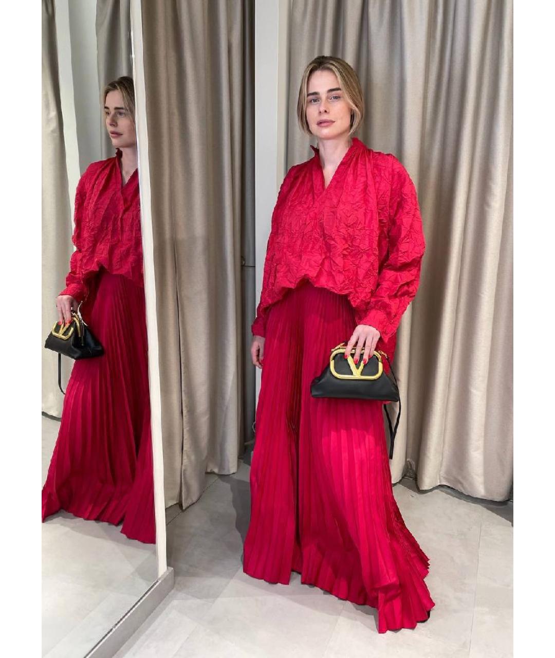 CHRISTIAN DIOR Красная юбка макси, фото 6