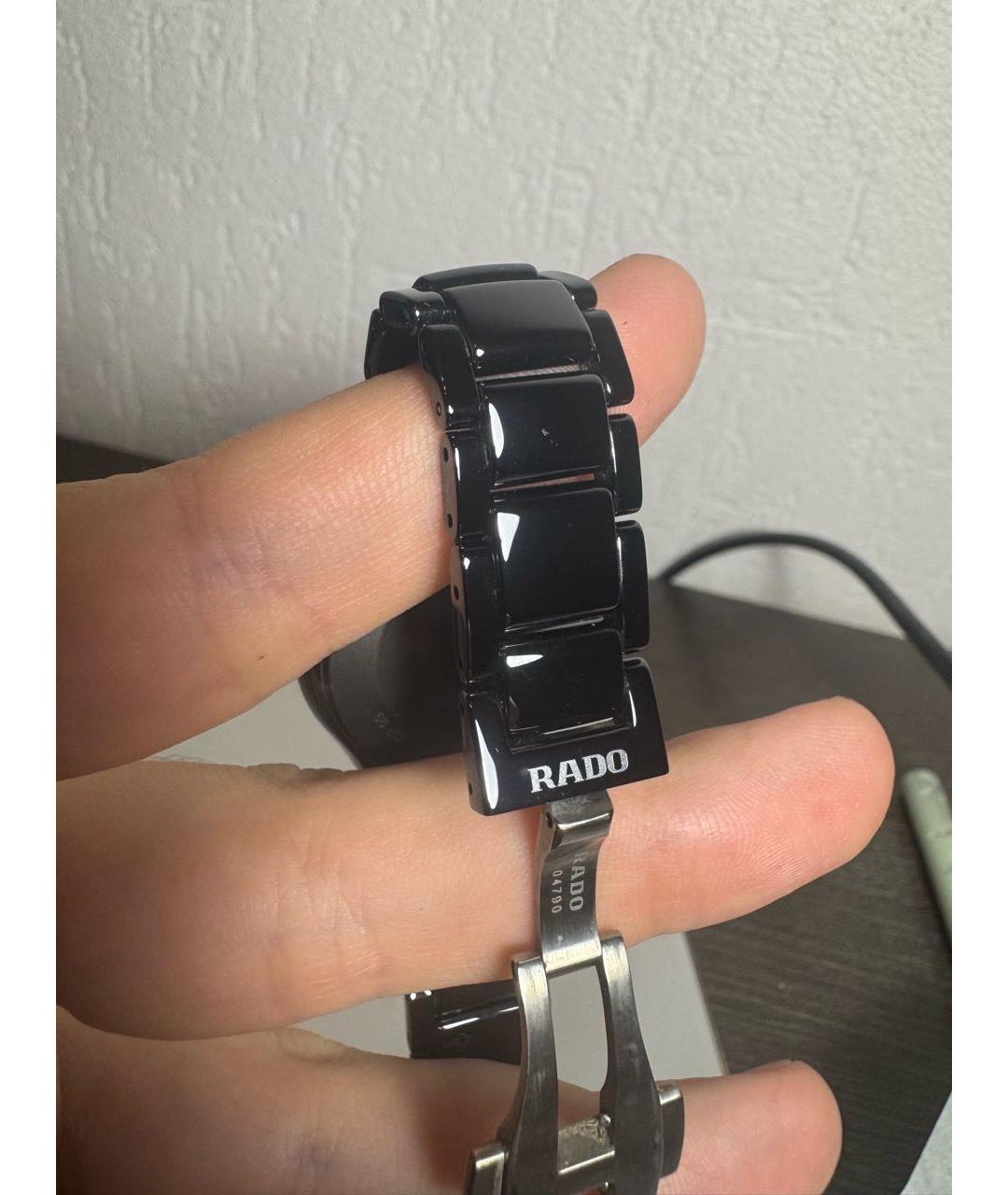 RADO Антрацитовые керамические часы, фото 5
