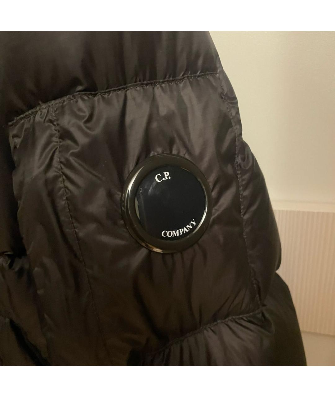 CP COMPANY Черный пуховик, фото 5
