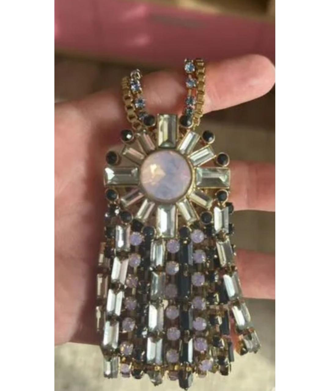 KATE SPADE Серебряное металлическое колье, фото 2