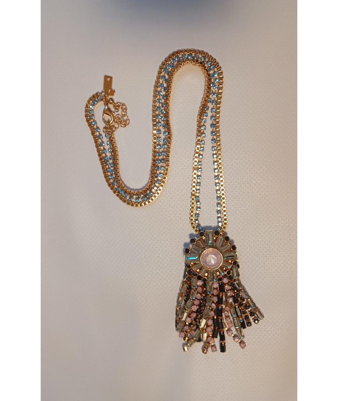 KATE SPADE Серебряное металлическое колье, фото 6