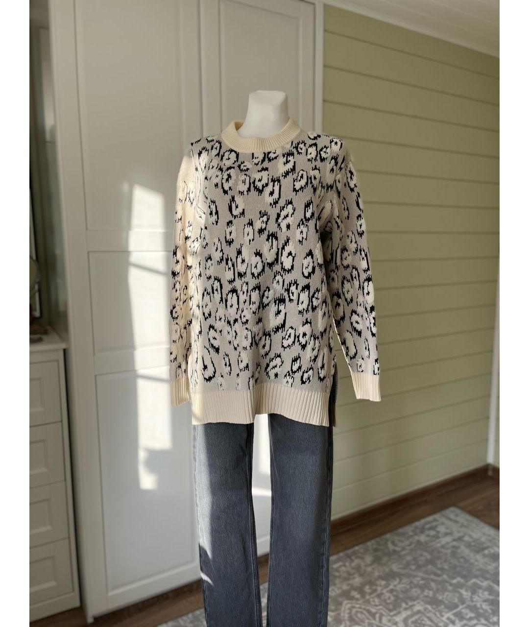 PROENZA SCHOULER Бежевый шерстяной джемпер / свитер, фото 5