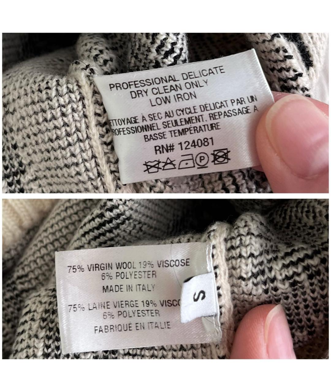 PROENZA SCHOULER Бежевый шерстяной джемпер / свитер, фото 7
