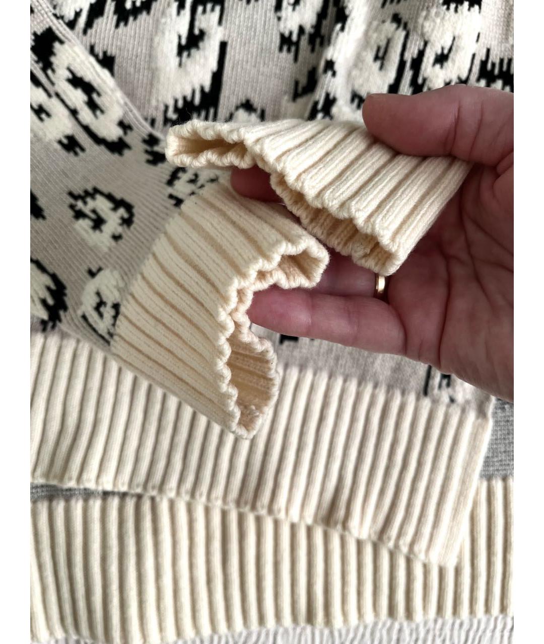 PROENZA SCHOULER Бежевый шерстяной джемпер / свитер, фото 4