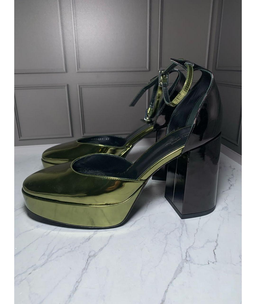 BALENCIAGA Зеленые туфли, фото 5