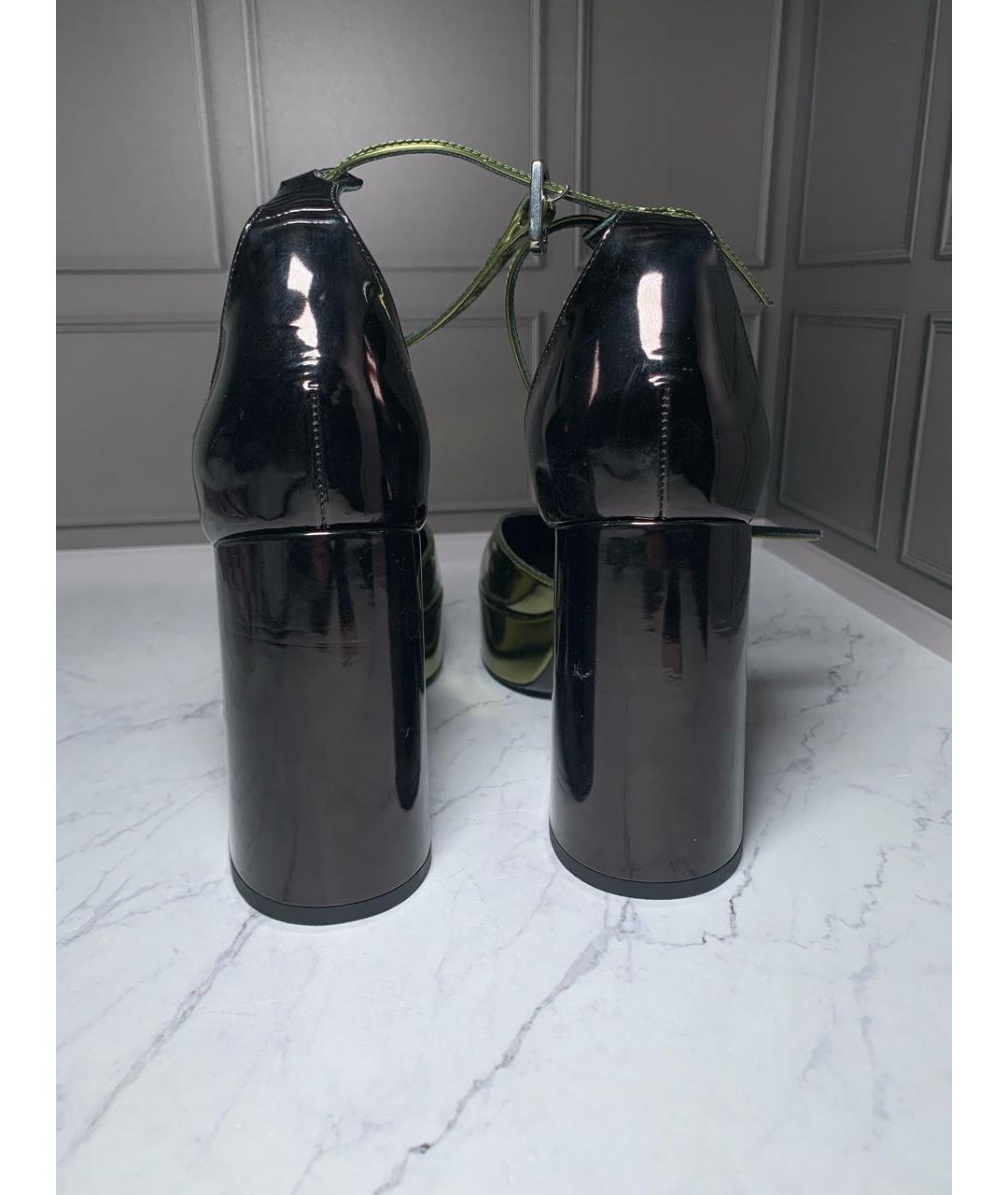 BALENCIAGA Зеленые туфли, фото 7
