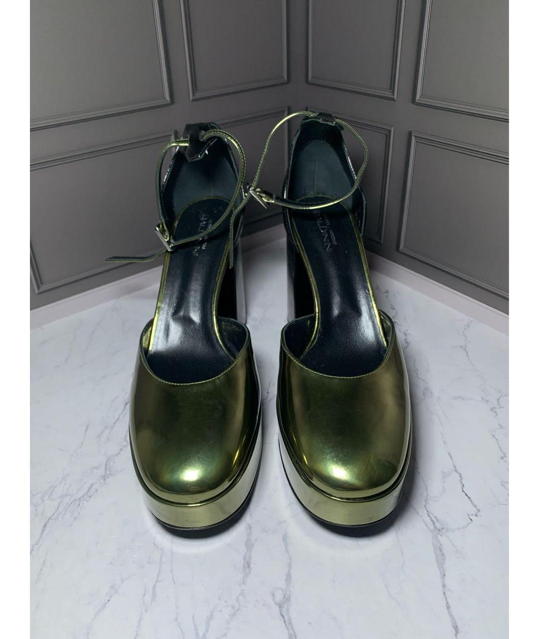 BALENCIAGA Зеленые туфли, фото 6