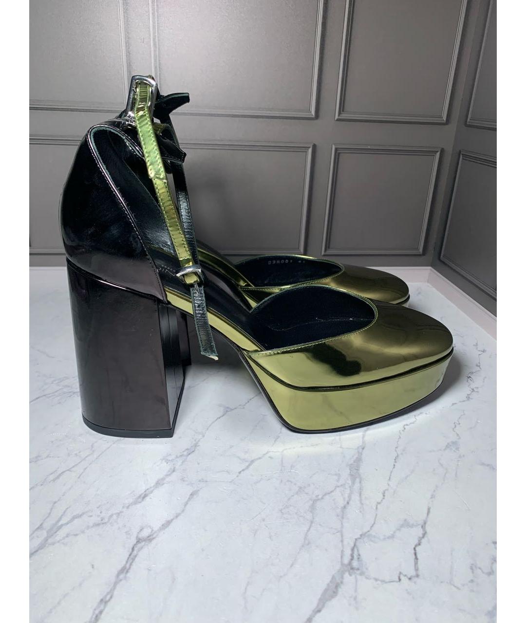 BALENCIAGA Зеленые туфли, фото 9