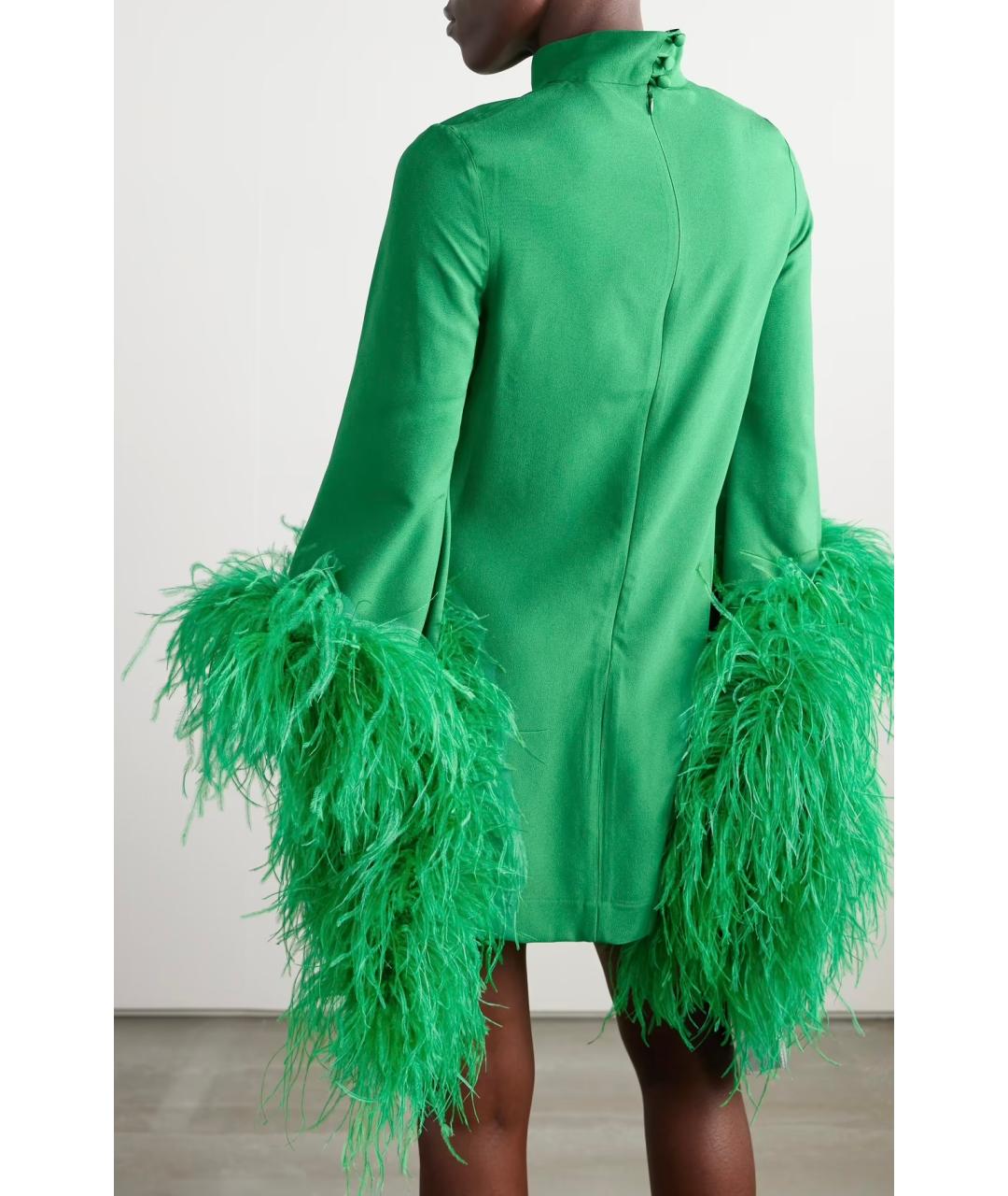 TALLER MARMO Зеленые вискозное коктейльное платье, фото 3