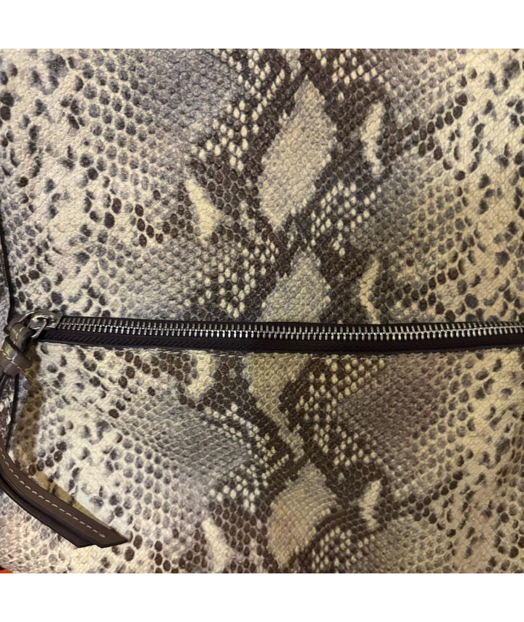 COCCINELLE Коричневая кожаная сумка через плечо, фото 7