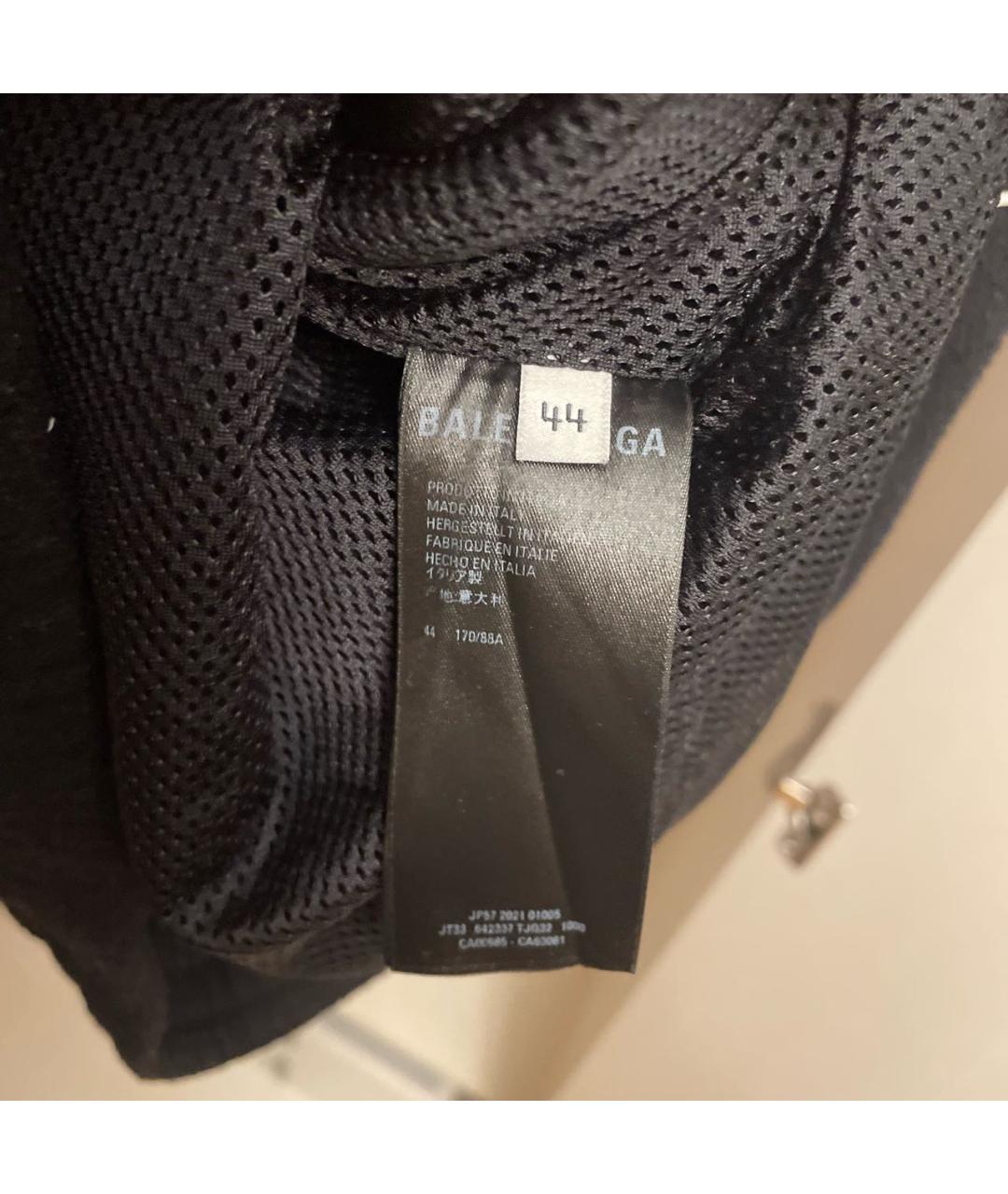 BALENCIAGA Черная спортивная куртка, фото 6