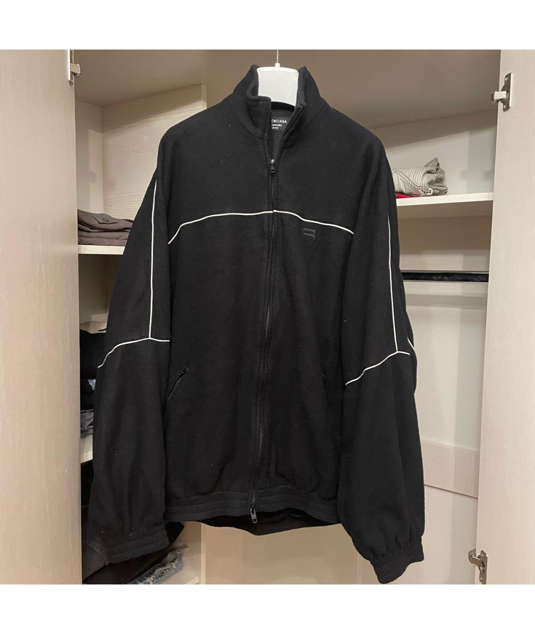 BALENCIAGA Черная спортивная куртка, фото 7