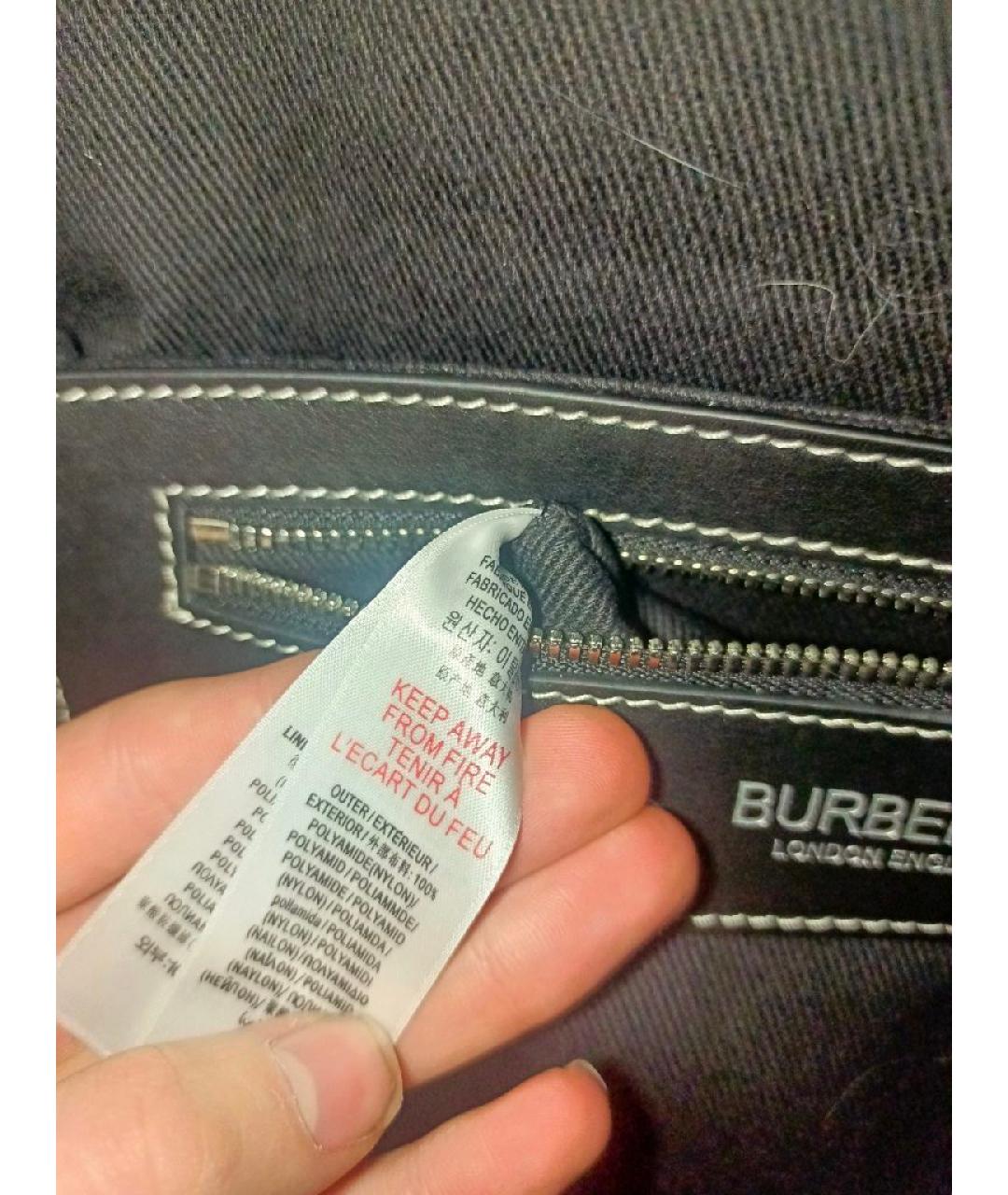 BURBERRY Коричневый кожаный рюкзак, фото 5