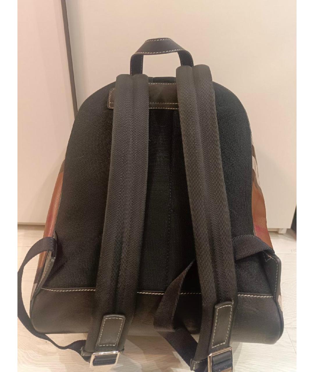 BURBERRY Коричневый кожаный рюкзак, фото 3