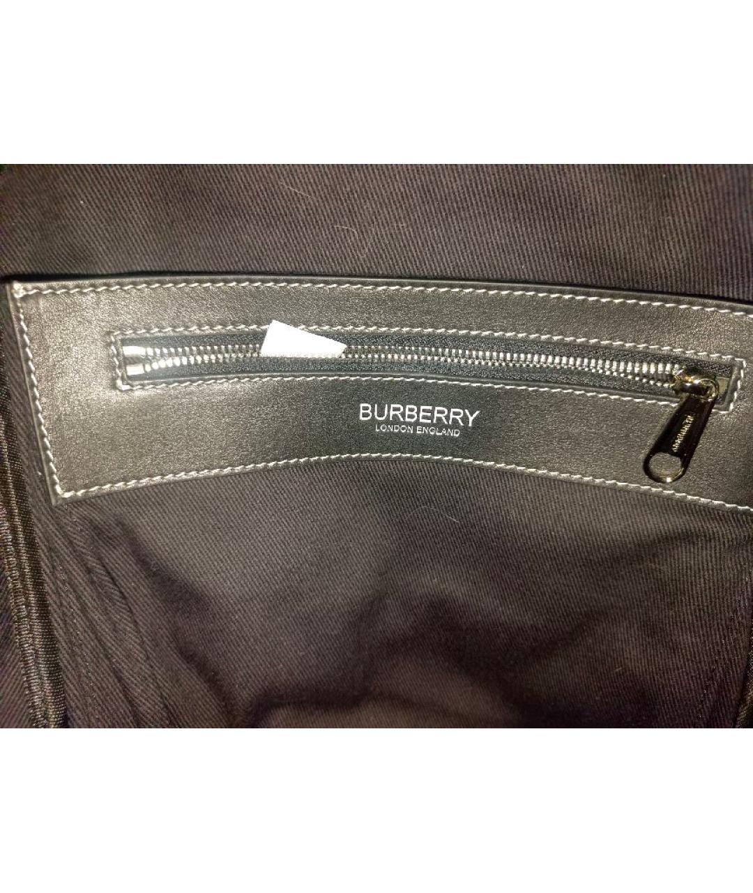 BURBERRY Коричневый кожаный рюкзак, фото 4
